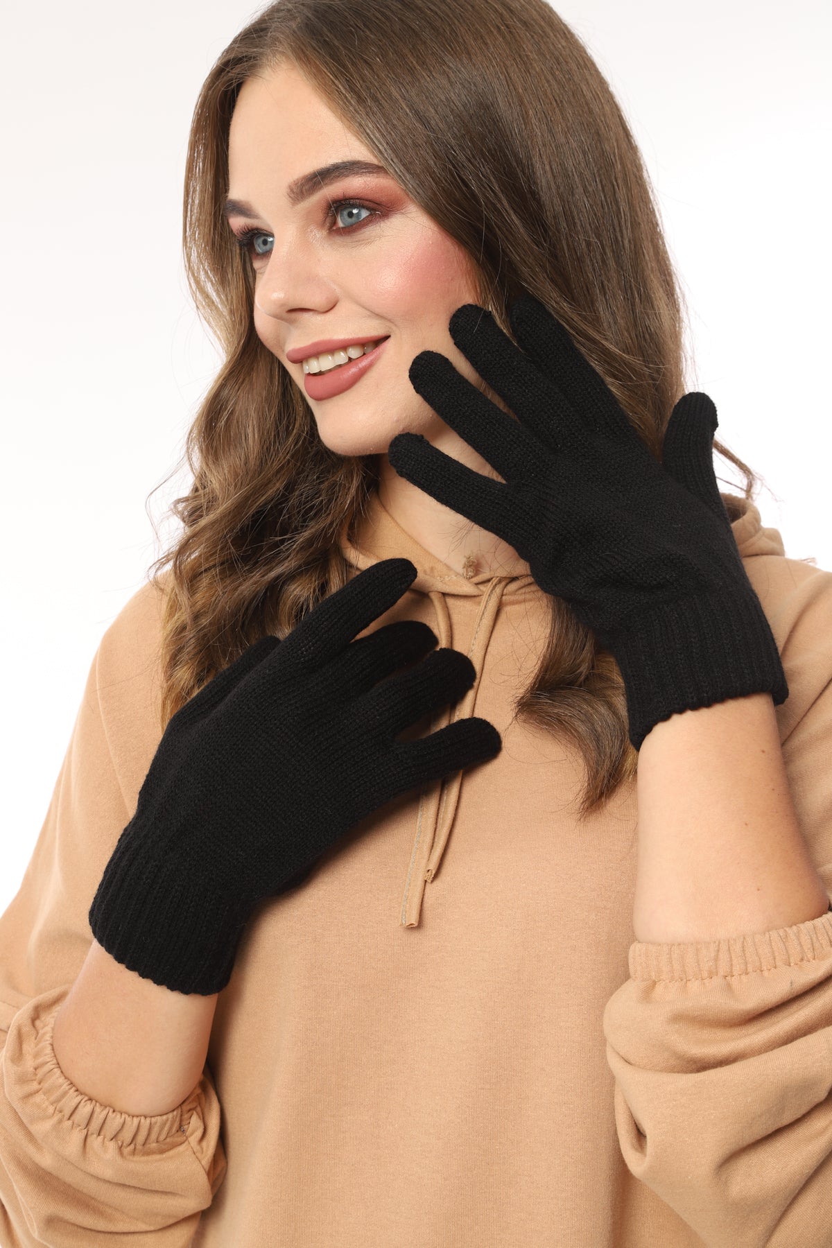 Parmaklı Eldiven (Siyah)