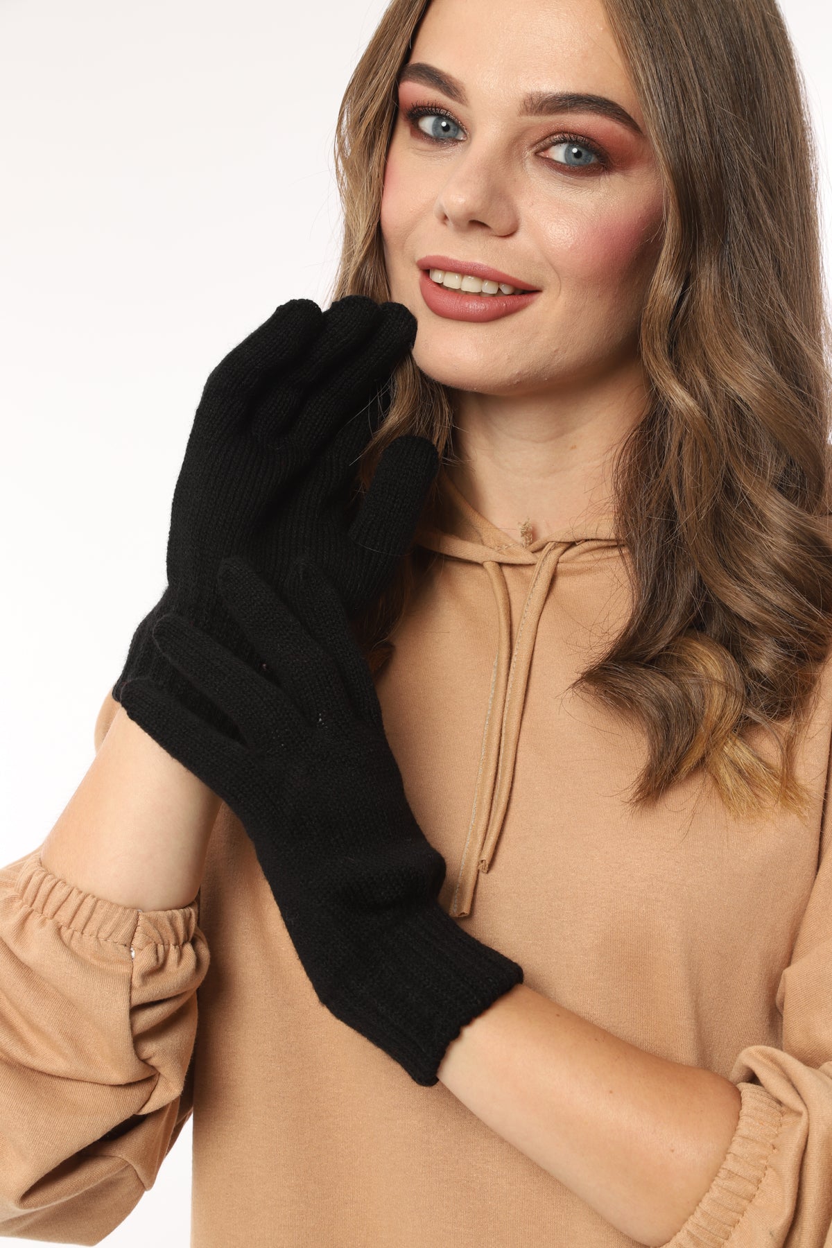 Parmaklı Eldiven (Siyah)