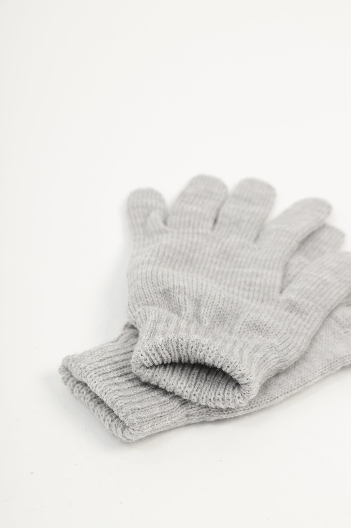 Parmaklı Eldiven (Acik Gri)