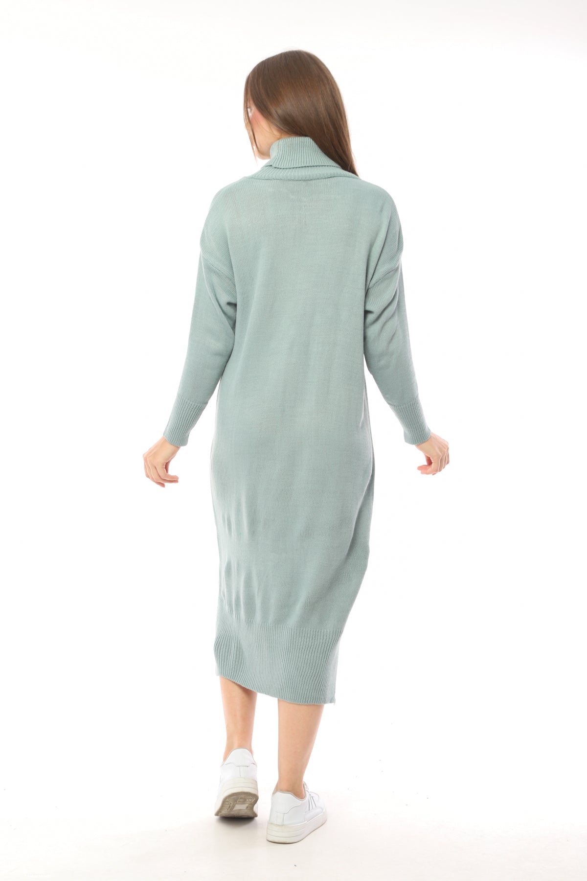 Balıkçı Yaka Triko Elbise