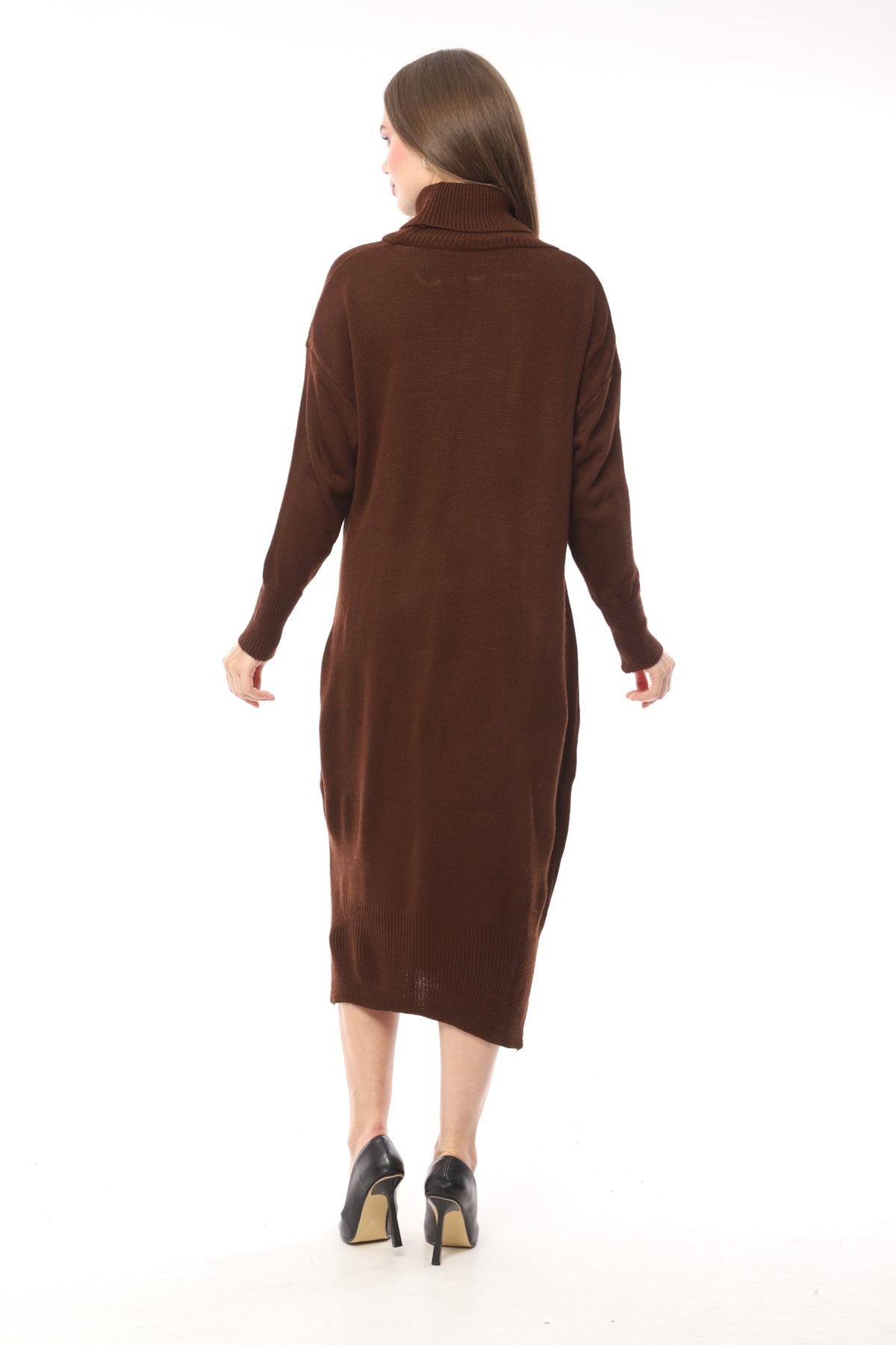 Balıkçı Yaka Triko Elbise