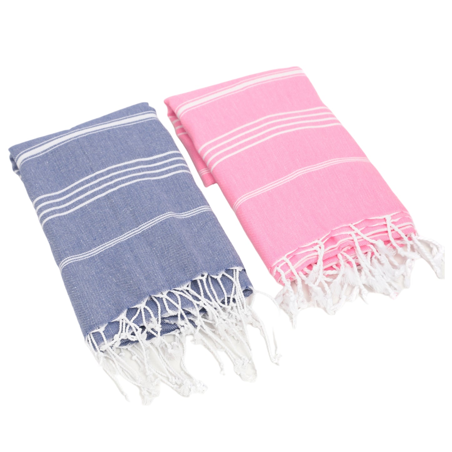 Here Mood %100 Pamuk Tatil Peştemal Seti (Petrolmavisi/Pembe)