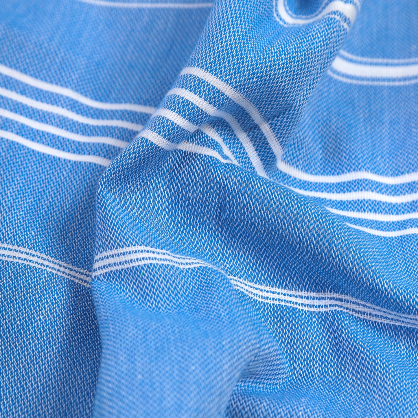 Here Mood %100 Pamuk Tatil Peştemal Seti (Mavi/Sarı)