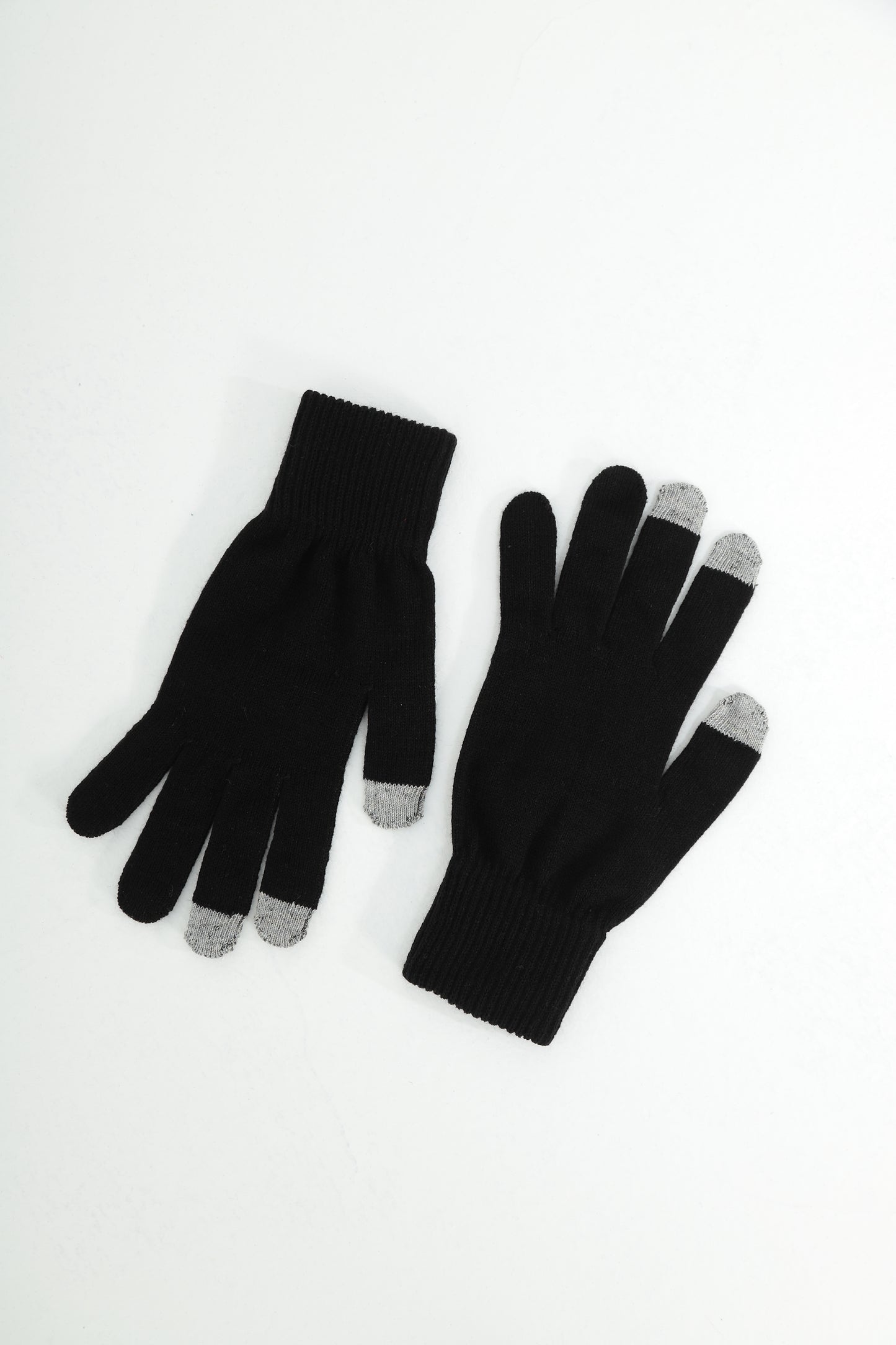 Dokunmatik Parmaklı Eldiven (Siyah)