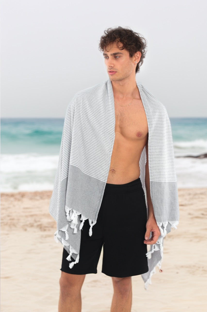 Here Mood Hürrem Desen Pestemal (Siyah)