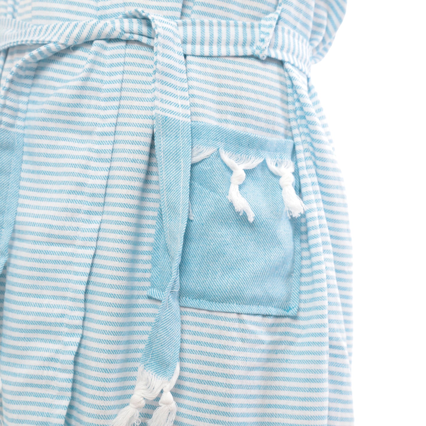 Erkek Bornoz Peştemal Hürrem Desen (Turkuaz)