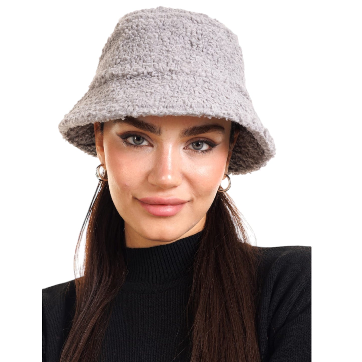Here Mood Kışlık Ponpon Şapka (Gri)
