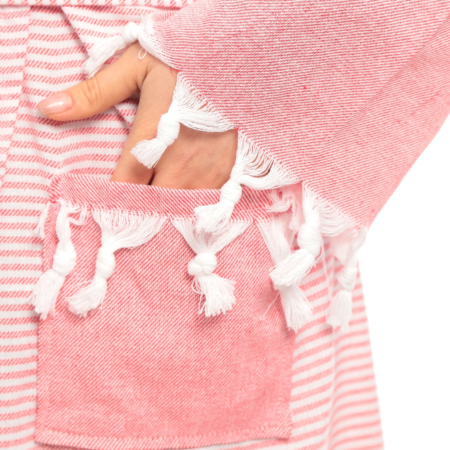 Bornoz Peştemal Hürrem Desen (Pembe)