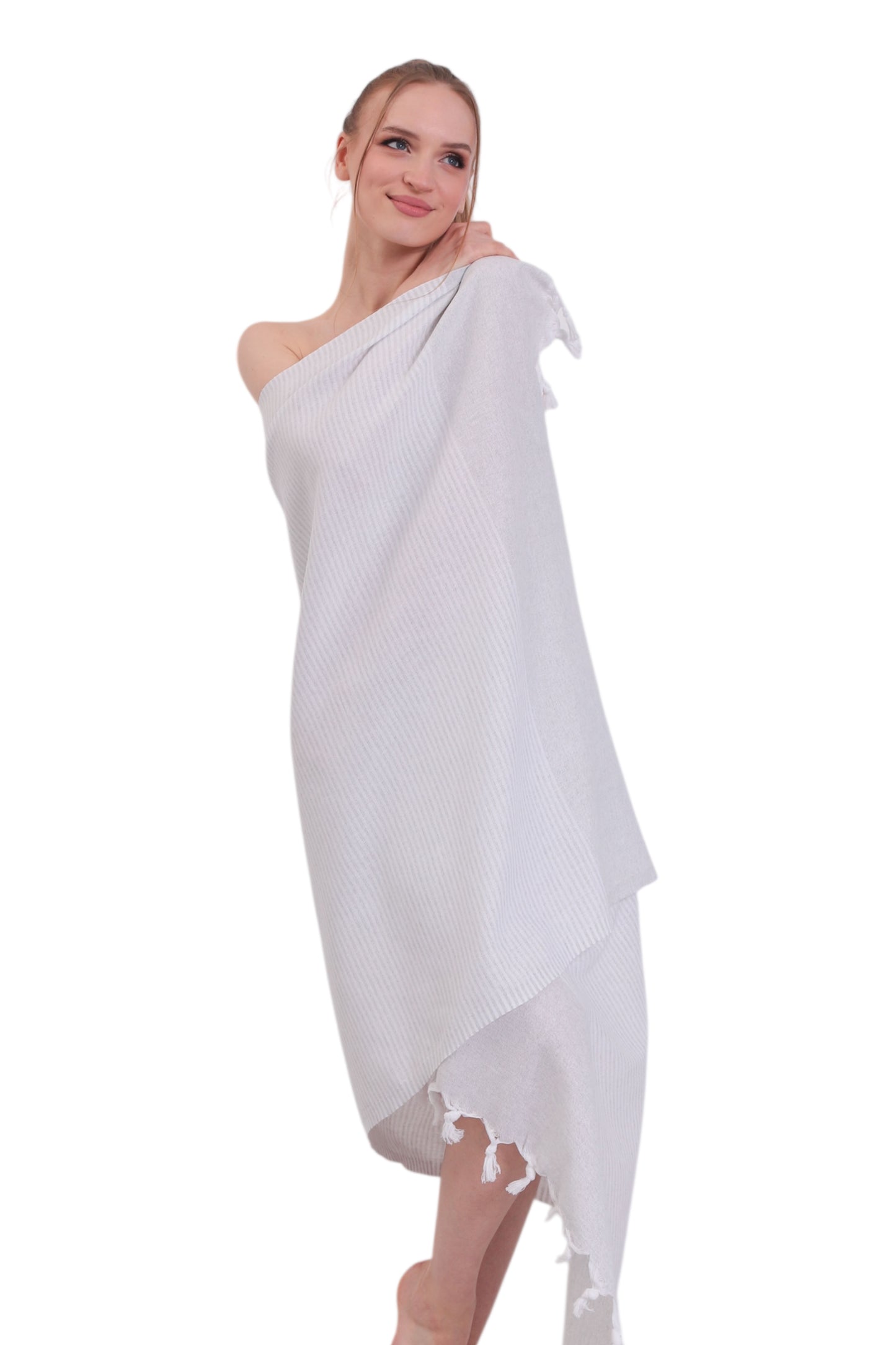 Here Mood Hürrem Desen Pestemal (Gri)