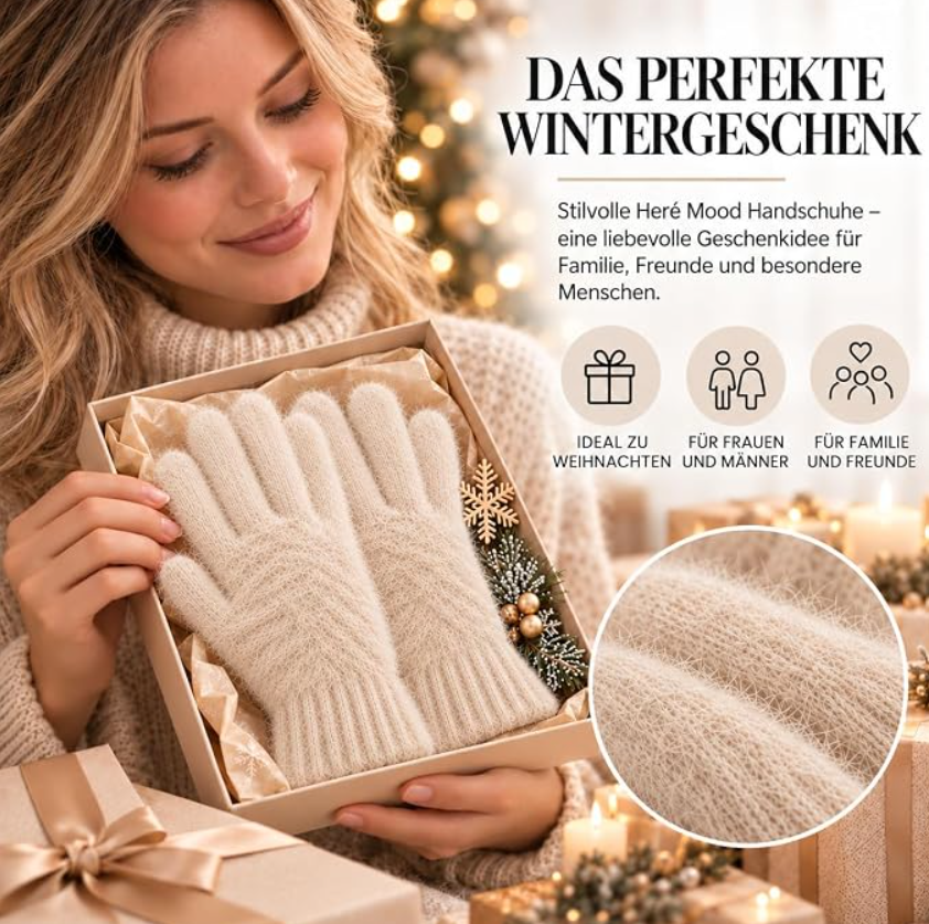 Winterhandschuhe für Damen (Creme)