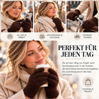Winterhandschuhe für Damen (Dunkelbraun)