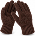 Winterhandschuhe für Damen (Dunkelbraun)