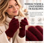 Winterhandschuhe für Damen (Bordeaux)