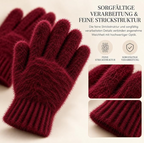 Winterhandschuhe für Damen (Bordeaux)