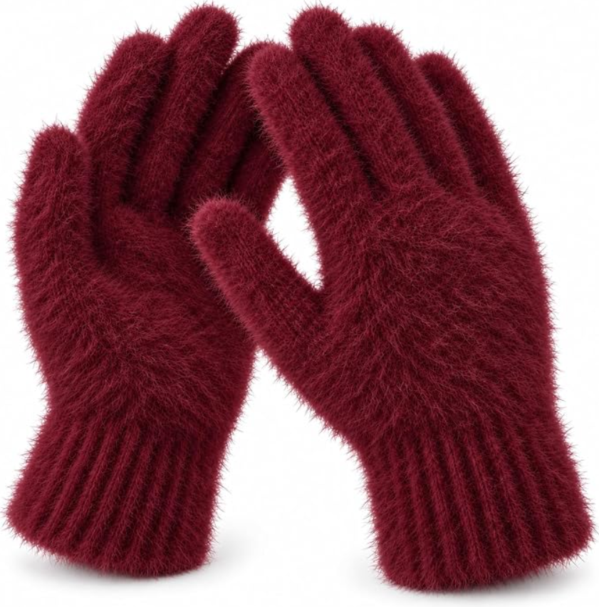 Winterhandschuhe für Damen (Bordeaux)