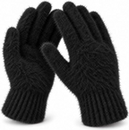 Winterhandschuhe für Damen (Schwarz)