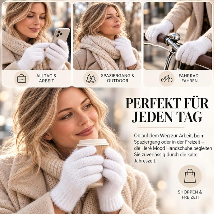 Winterhandschuhe für Damen (Weiß)