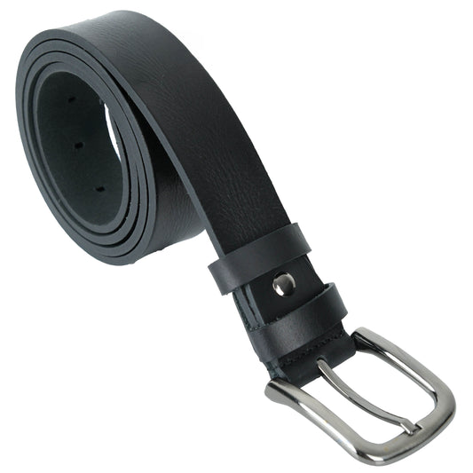 Premium Gerçek Deri Kemer (Siyah)
