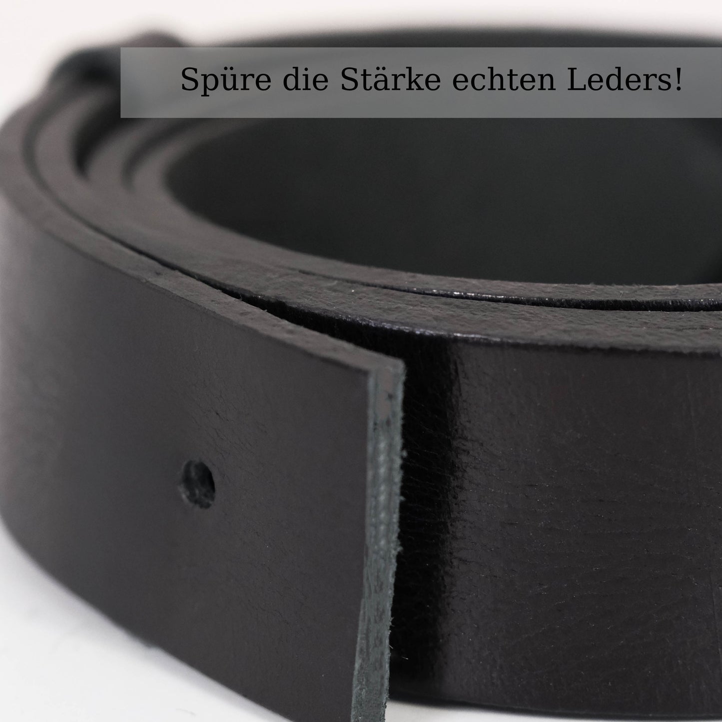 Premium Gerçek Deri Kemer (Siyah)