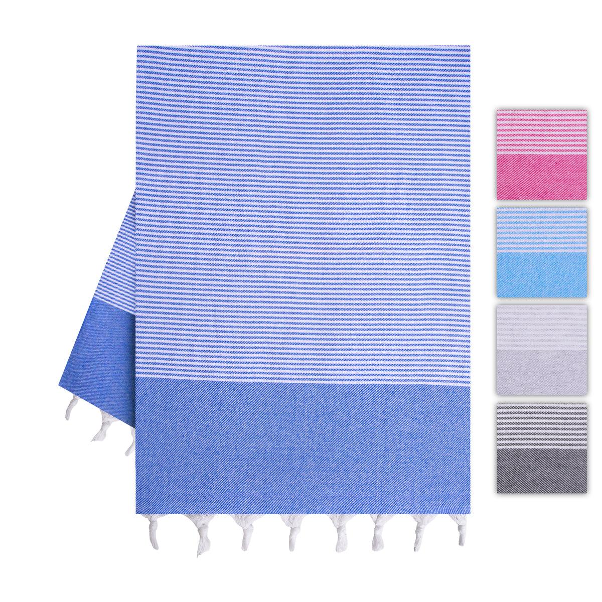 Heré Mood Hürrem Pestemal mit Muster (Blau)