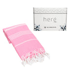 Heré Mood %100 Pamuk Peştemal (Pembe)