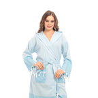Heré Mood Hürrem Muster Damen-Bademantel Pestemal (Türkis)