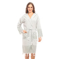 Heré Mood Hürrem Muster Damen-Bademantel Pestemal (Khaki)