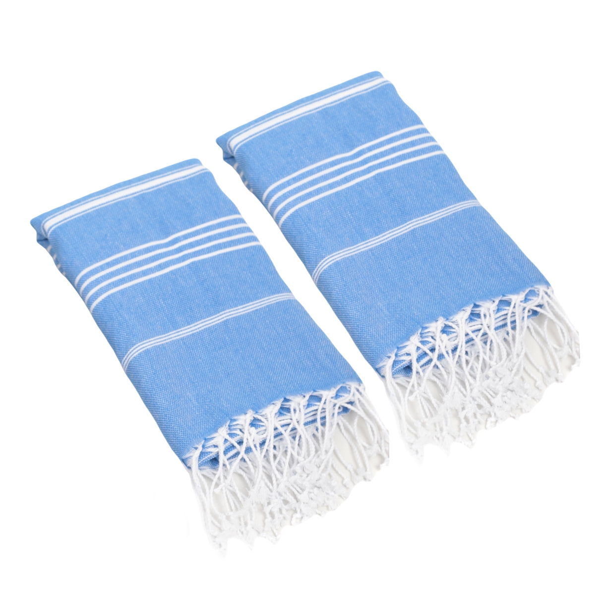 Heré Mood 100% Baumwolle Urlaubs-Pestemal-Set (Blau / Blau)