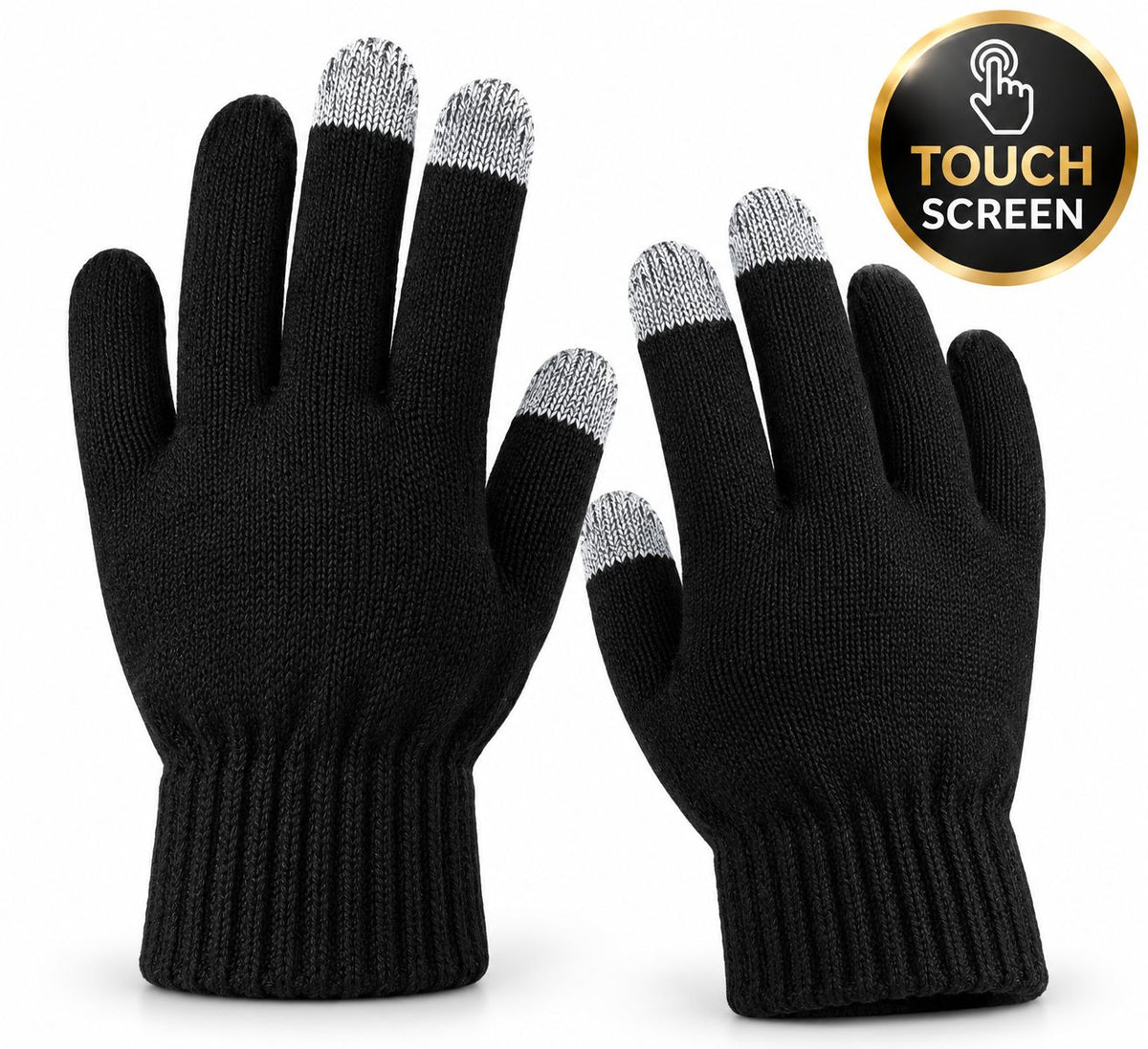 Touchscreen-Handschuhe (Schwarz)